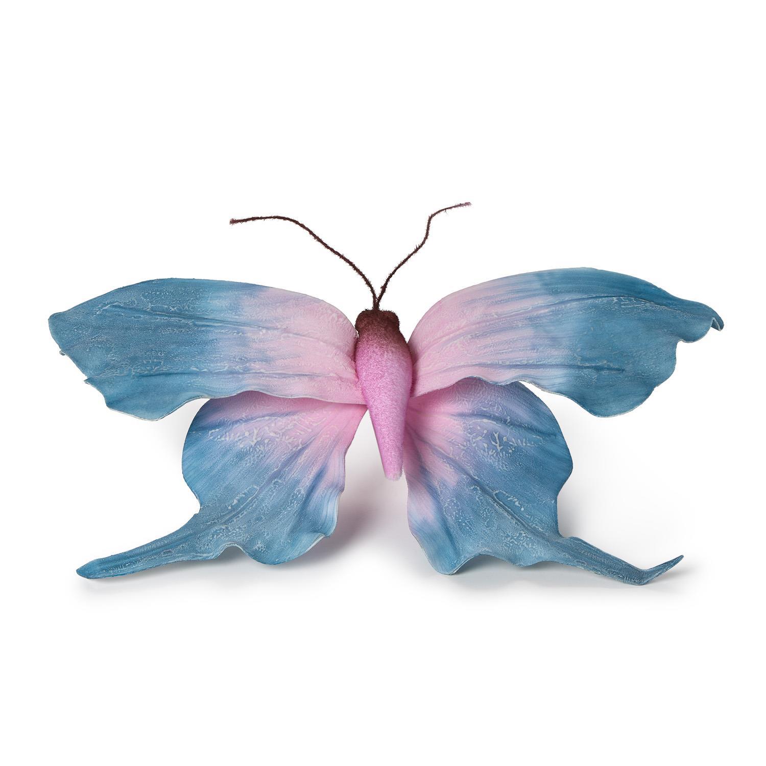 Set of 8 Oversized Butterflies with Clip Attachment Décor Assorted