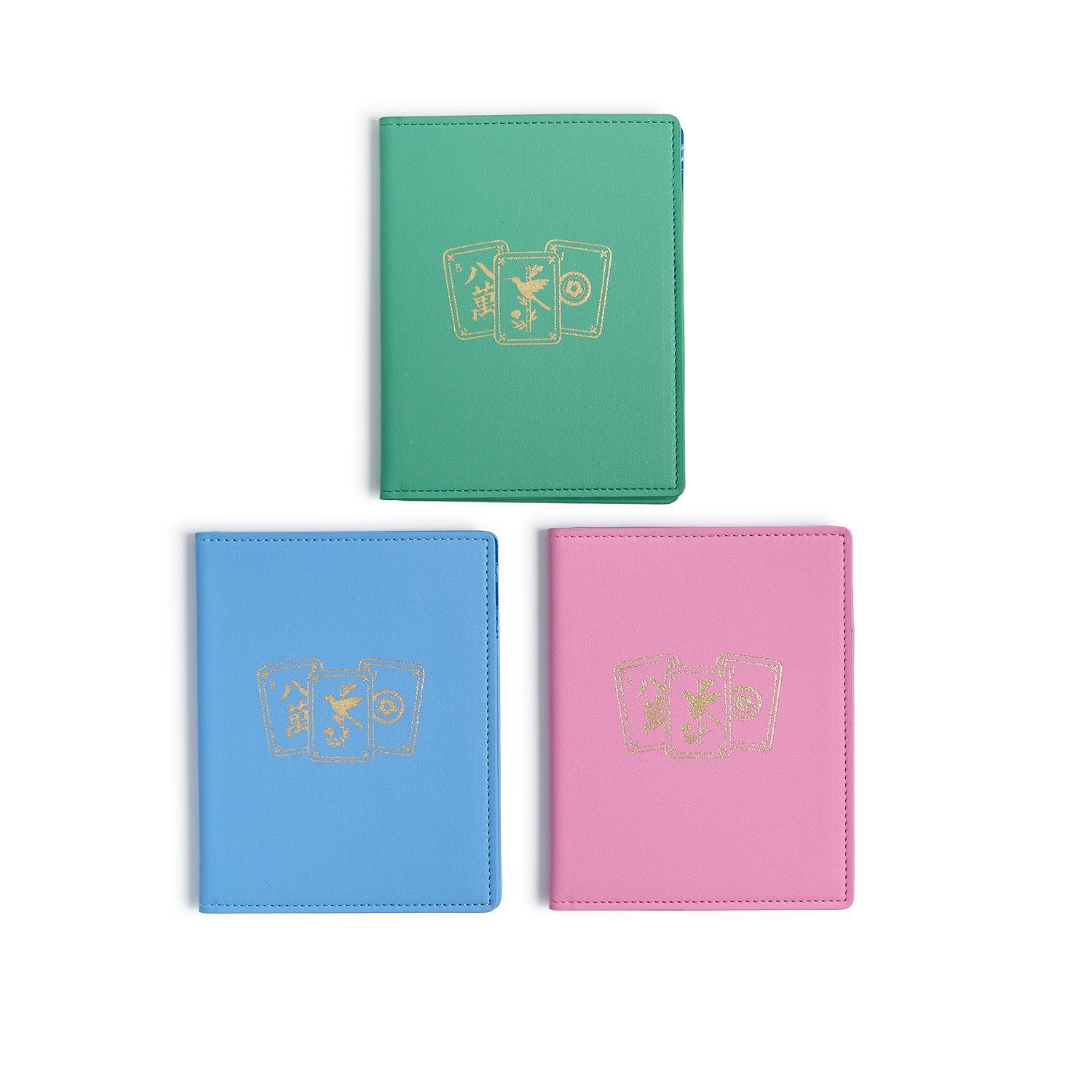 Mahjong Players Card Folio Asst 3 Designs