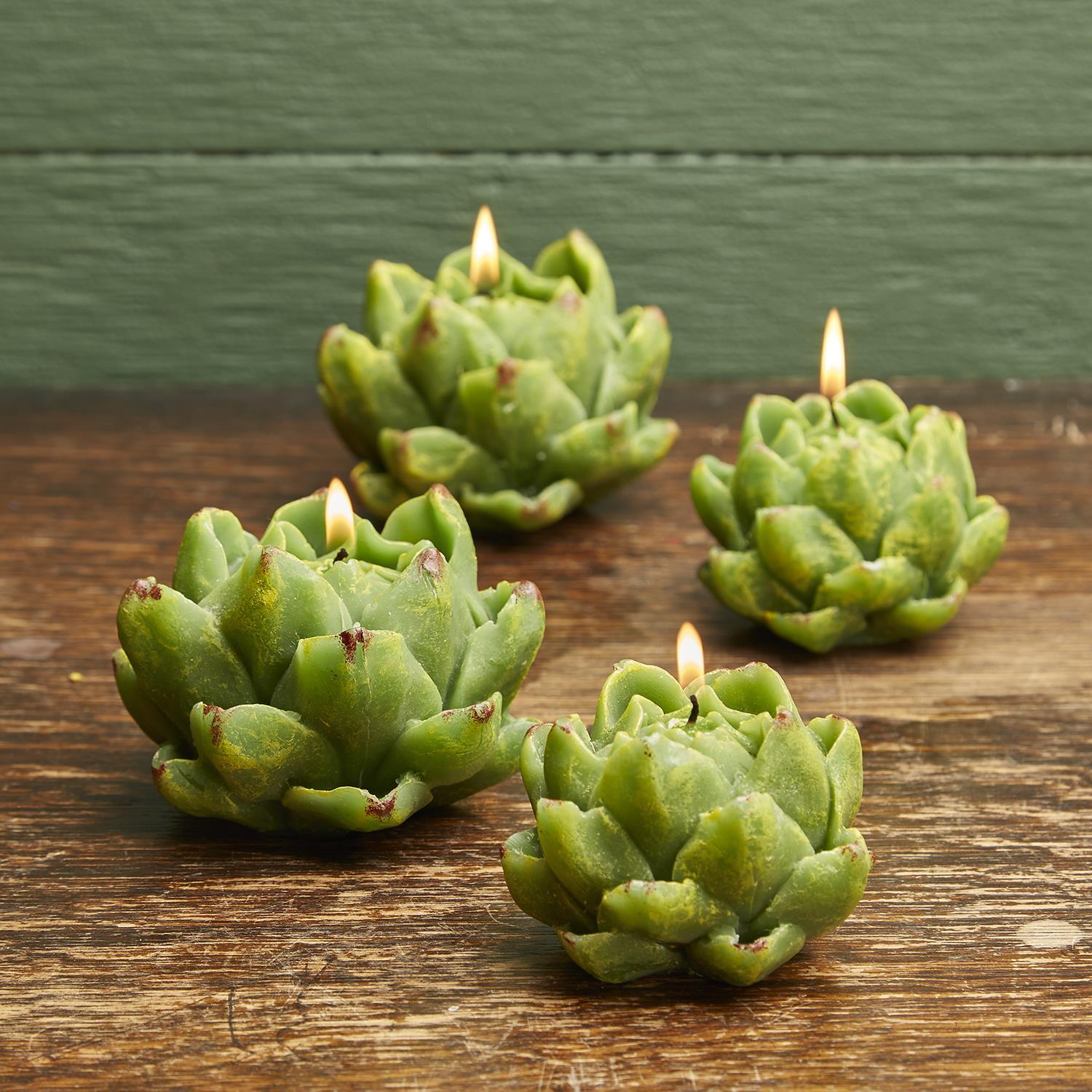 Artichoke Candle Asst 2 Sizes