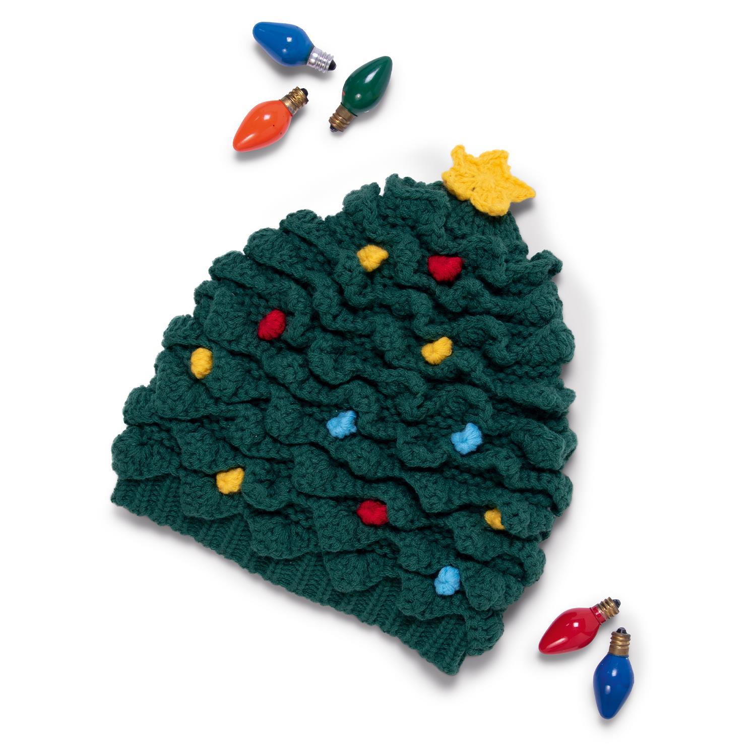 Christmas Tree Crocheted Hat