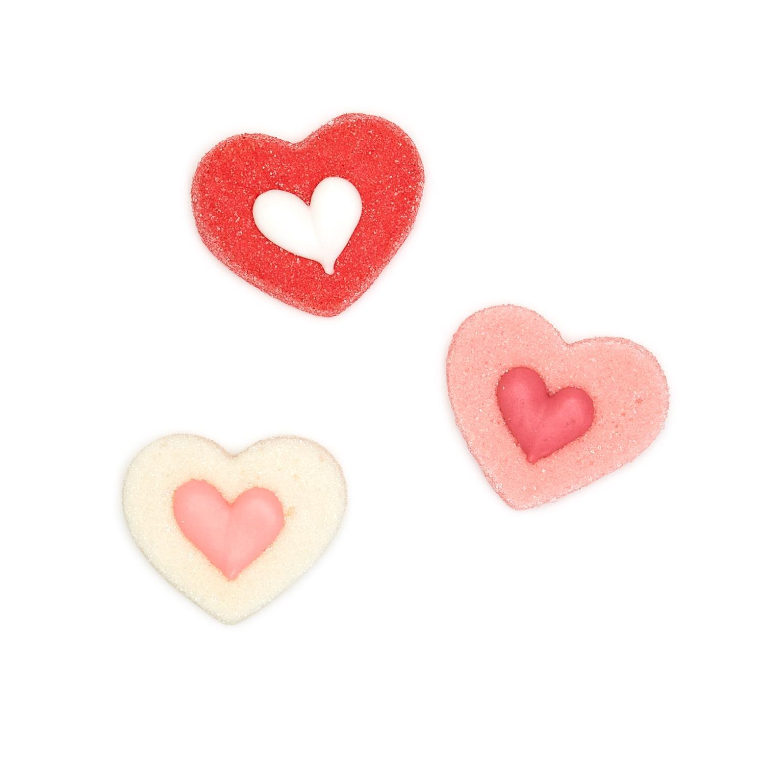 Sweet Hearts Marshmallow Candy in Gift Bag Includes 3 Colors/Flavors