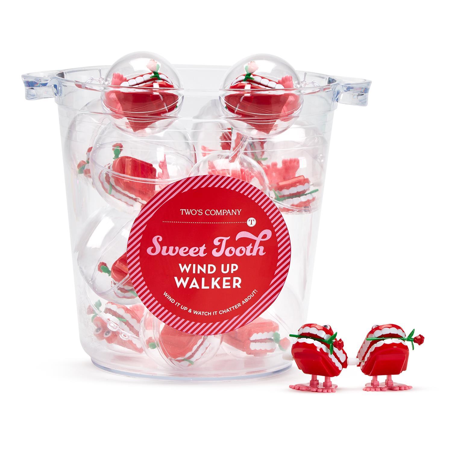 32 Pc Wind Up Chattering Teeth with Rose Un