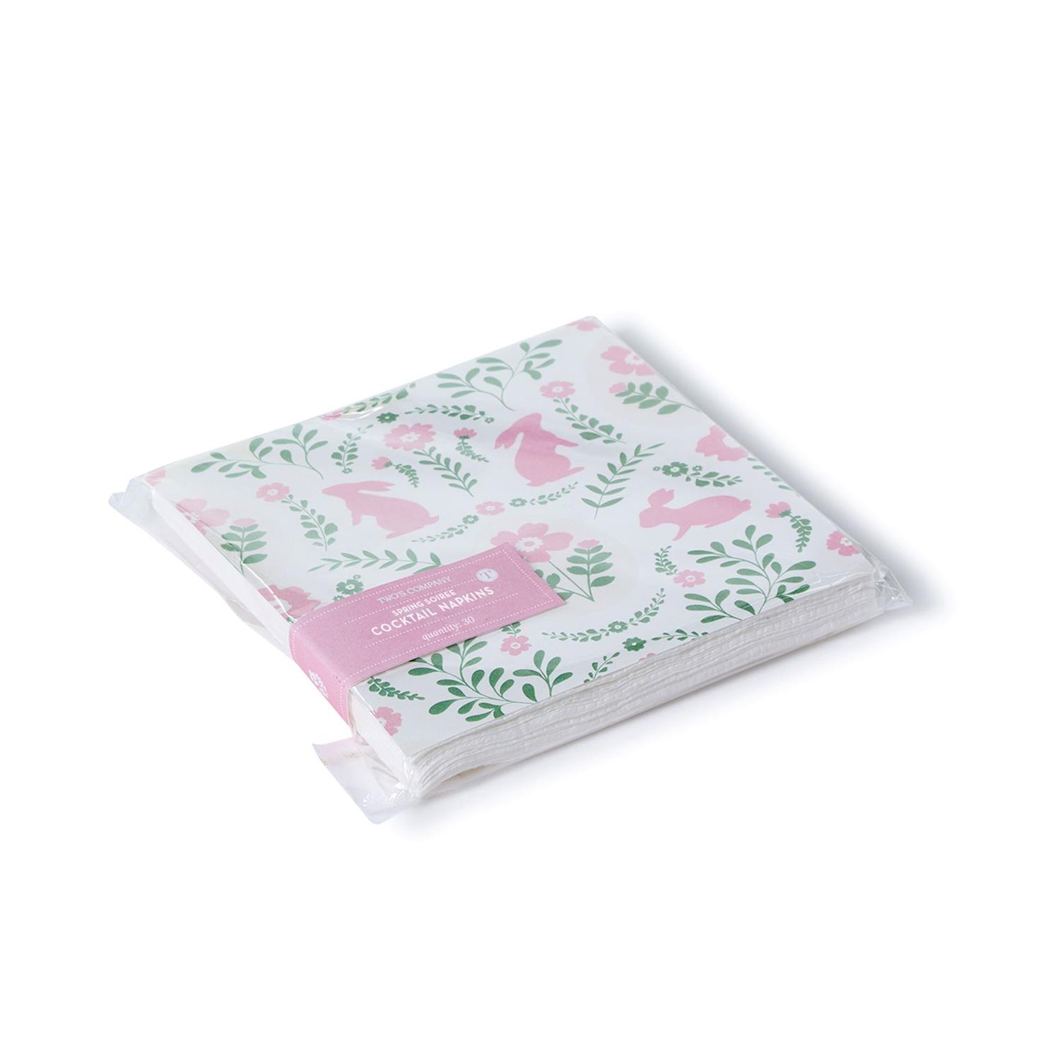 Two's Company Cocktail Napkins