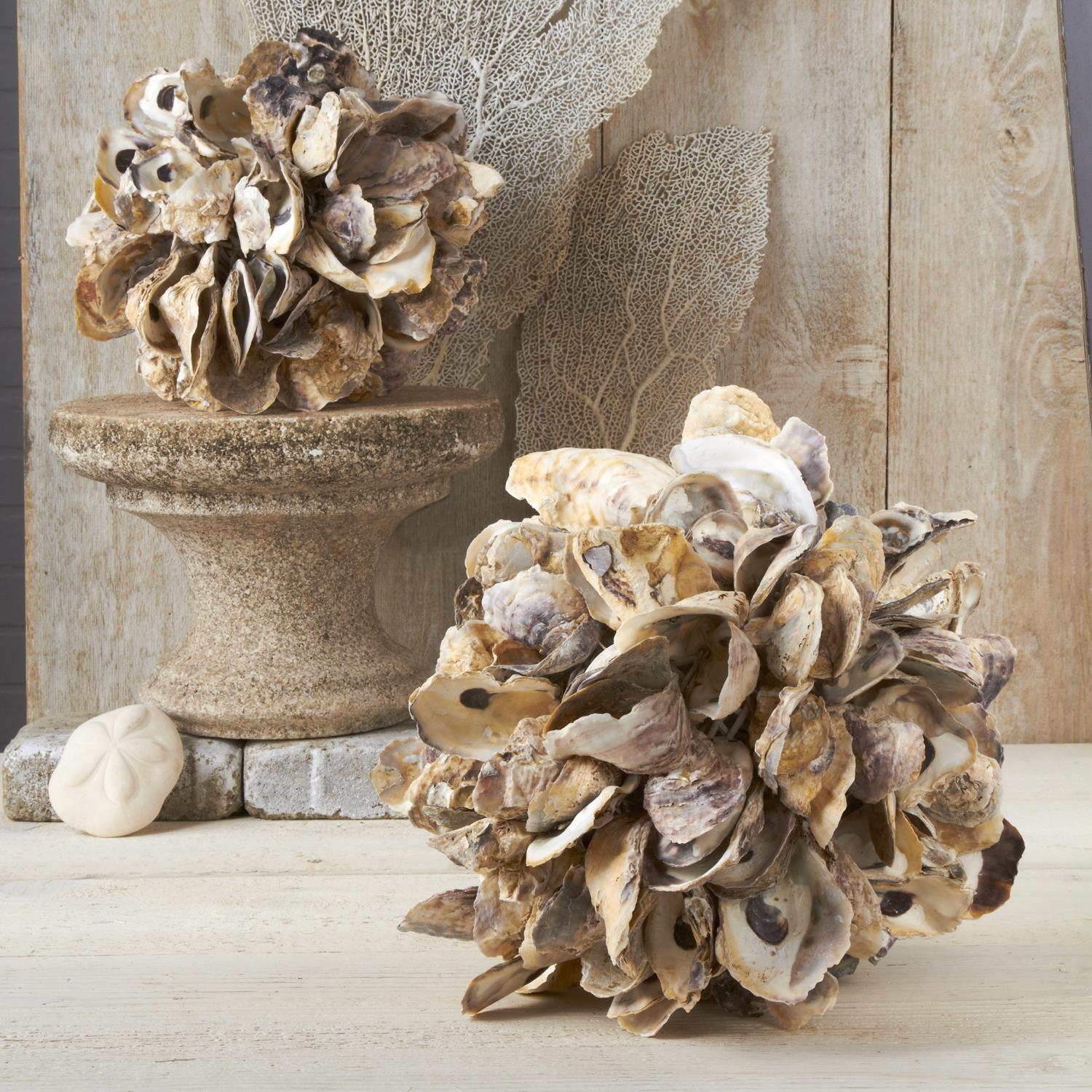 Oyster Shell Ball 9" and 12" Dia