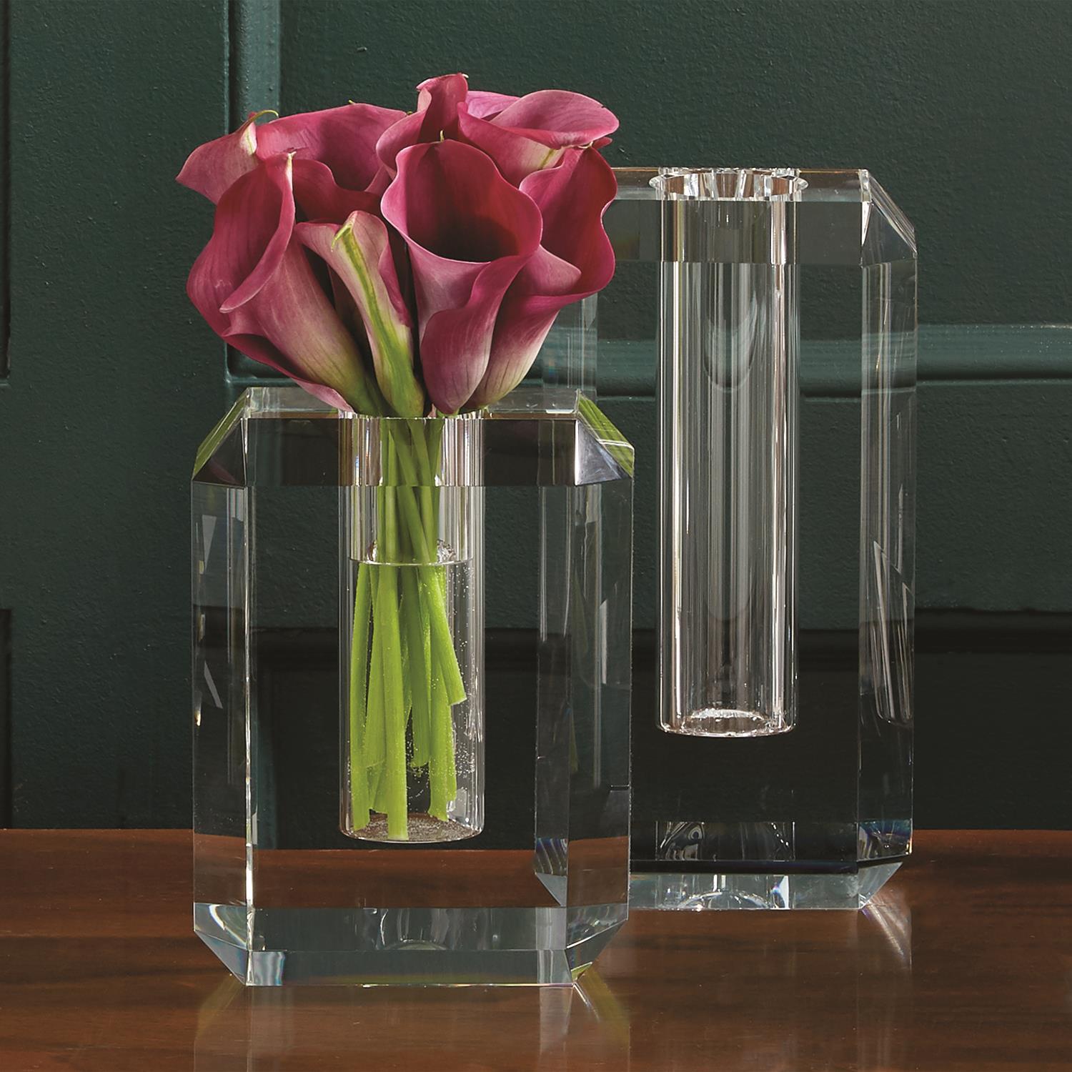 Diamond Crystal Clear Vases