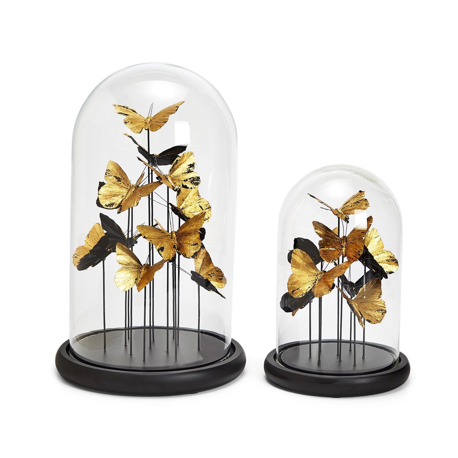 S/2 Golden Butterflies in Dome