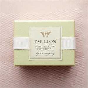 Papillion Jeweled Butterfly Pin Asst 4 Shapes