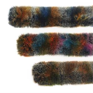 Color Faux Fur Neck Warmer Assorted 3 Colorways