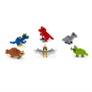 Refill for Puzzle Pods 48 Pc Tiny Building Blocks Dino Unit