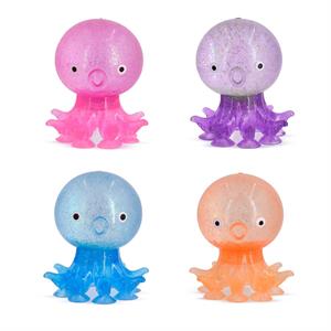 Tentacool 32 Pc Glitter Octopus Suctional Squeezie Unit with