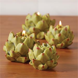 Artichoke Candle Asst 2 Sizes