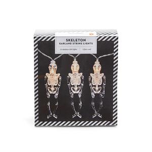 Skeleton LED Garland in Gift Box Incl. 10 Skeletons