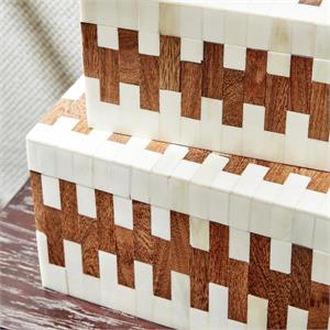 S/2 JigSaw Covered Box