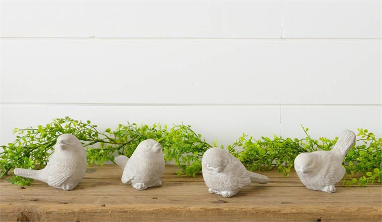 8D5340 | Cement Bird Figurines