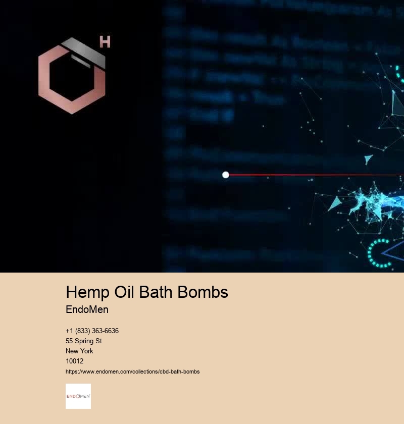 Hemp Oil Bath Bombs EndoMen CBD Bath Bombs For Pain