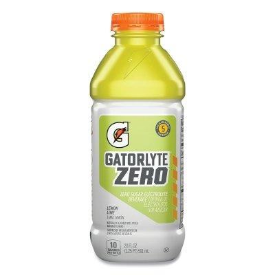 Gatorlyte Electrolyte Beverage, Lemon Lime, 20 oz, 12 ct