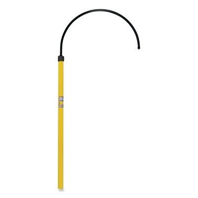Insulated Rescue Hook, 6 ft L, Stick, Yellow