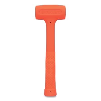 COMPO-CAST Standard Soft Face Hammer, 18 oz Head, 1-3/4 in dia, Orange