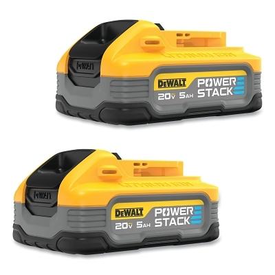 20V MAX* XR POWERSTACK Battery, Lithium-ion, 5.0 Ah, Includes 2-Batteries