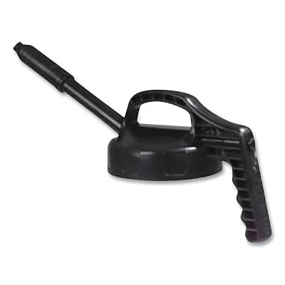Stretch Spout Lid, 0.5 in dia, Black, Engineering Plastic