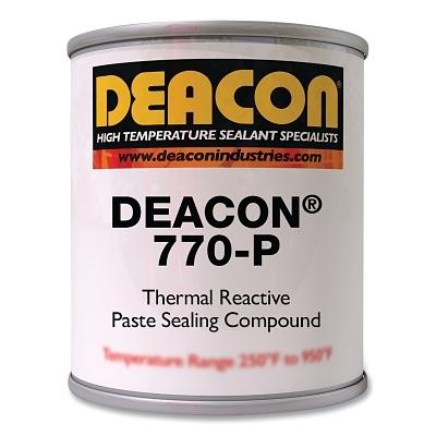 770-P Thermal Reactive Paste Sealing Compound, 32 oz, Plugtop Can, Brown