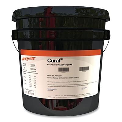 Cural Nonmetallic Thread Compound, 1 gal, Pail, Dark Gray