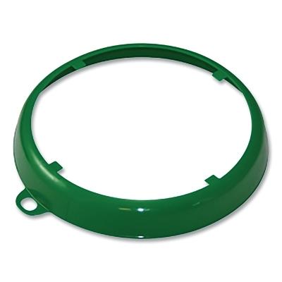 Drum Ring, 6.9 in dia, Mid Green, Plastic