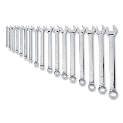 Combination Wrench Set, 17-Pc, SAE, 1/4 in to 1-1/16 in Opening Sizes