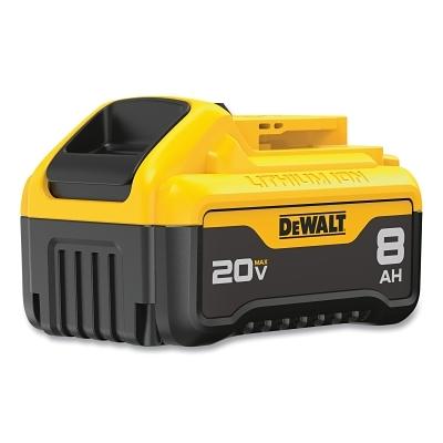 MAX* Cordless Tool Battery, 20 V, Lithium-ion, 8.0 Ah, 1 EA/EA