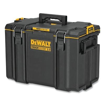 ToughSystem 2.0 Toolbox, 123 lb, 21.64 in W x 14.62 in D x 16.18 in H, Plastic, Black/Yellow, Extra Large