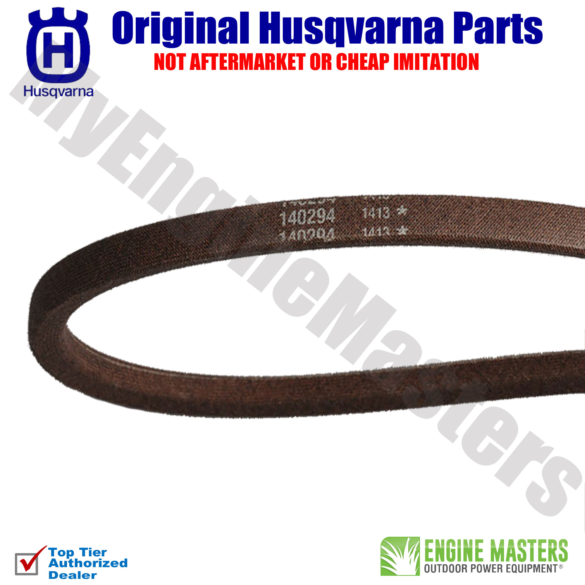Husqvarna 532140294 Ground Belt Drive for 42Inch and 44Inch Cut For