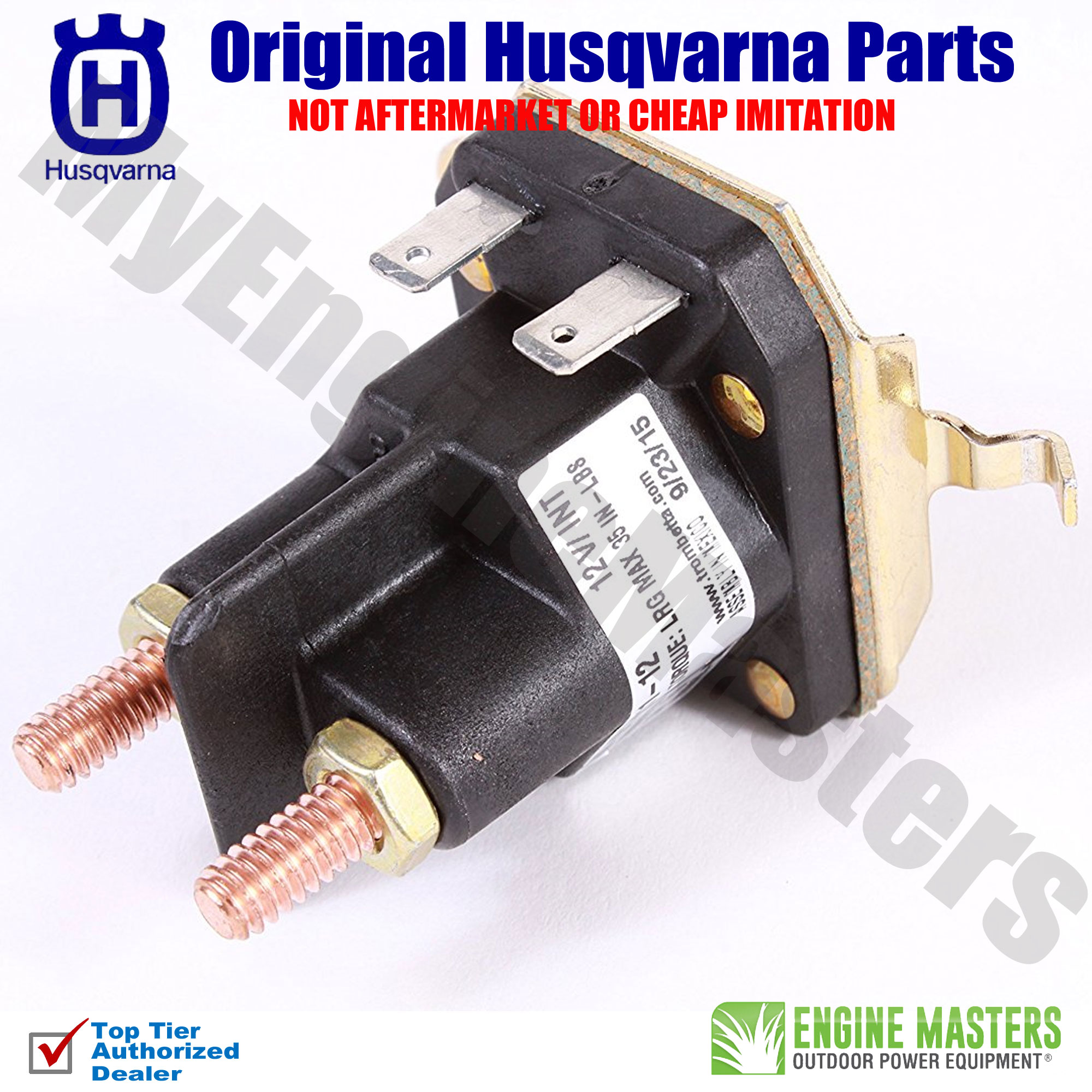 Genuine Husqvarna 582042801 Starter Solenoid Fits 532192507 AYP