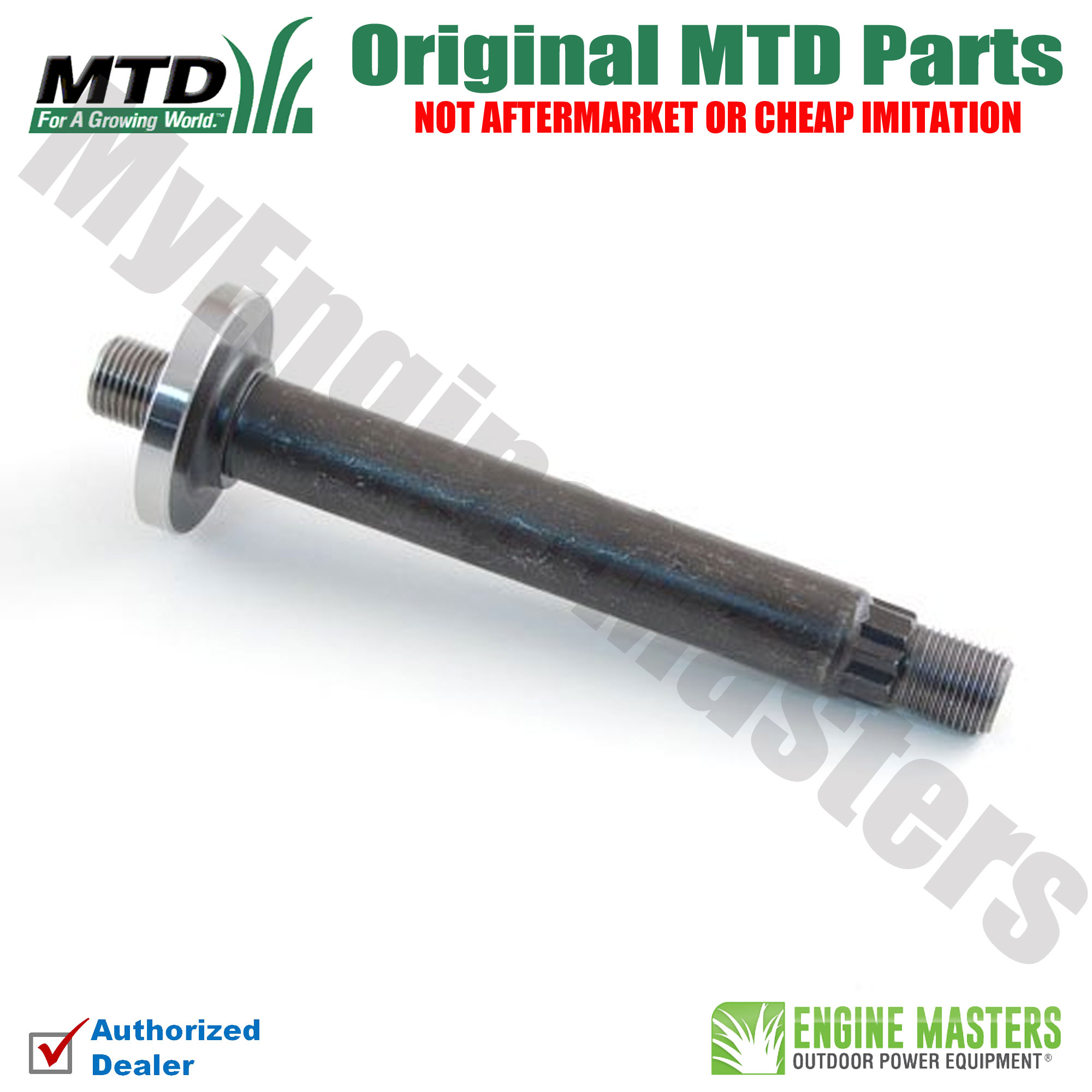 MTD Replacement Part Blade Spindle Shaft 889021073619 eBay