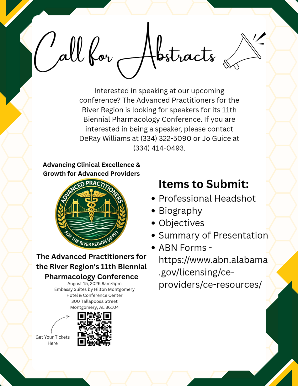 Call for Abstracts | The Advanced Practitioners for the River Region ...