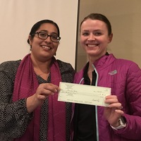 Claudia Cantu CBAPN Scholarship recipient and Ilaria Reyes