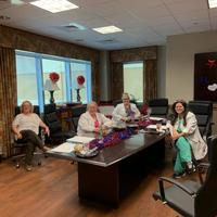 4 VIP Members!! 
Vicki Merold, Wanda Radford, Whitney Cartwright and VP- Monica Sanford. 
Social Distancing at lunch!! 