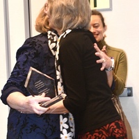 Presentation of KAPN Quality Excellence Award to Belinda Childs by Jayne Hermes 