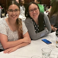 2025-26 PAPN-NTX student representative Viviana Villalobos (L) and alternative student representative Jessica Hernandez (R)