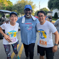 Dr. Aixa Catala-Beauchamp and President Elect, Samuel Realista with Orange County Mayor Jerry Demings. 