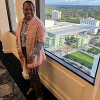 Our CFANPC Treasurer Elect, Chantal Baptiste, who verbalized in the entire group tonight to step up and contact our state representatives and legislatures to push advocacy for NP's. 