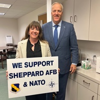 TNP 2025 Legislative Session. Rachel Reitan and Rep. James Frank