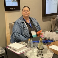 Registration area - Teena White, NPCTC President