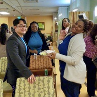 Great meeting tonight with Legislative Chair, Dr. Ngozi and newly elected Website Chair Bertine Jean. 