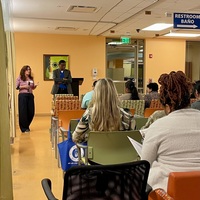 Their office was large enough to accomodate over 140 persons in their surgical suites. 