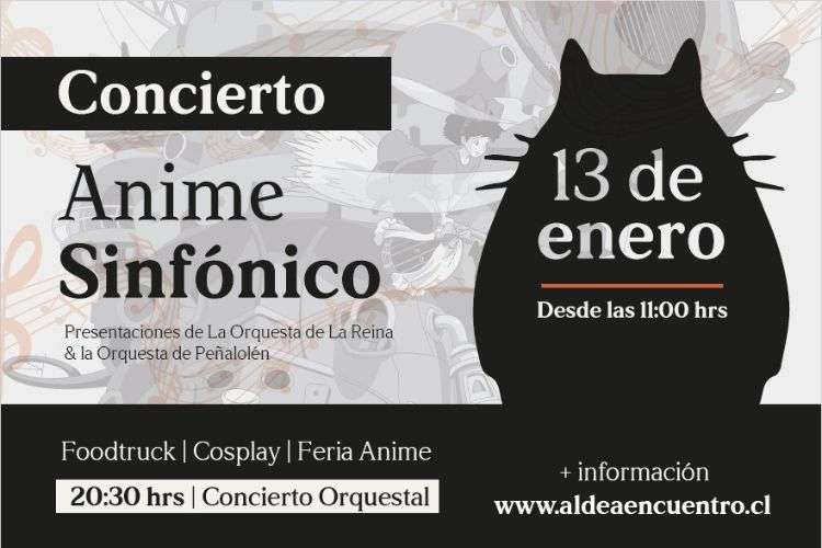 Concierto Anime Sinfónico Aldea Del Encuentro