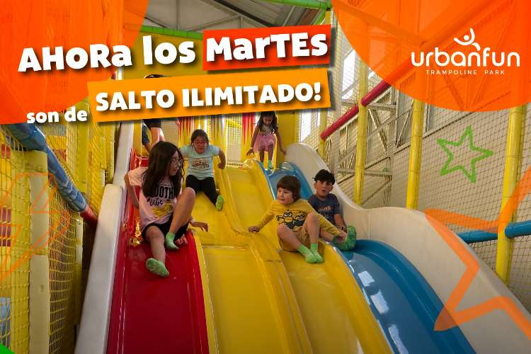 ¡Los Martes son de SALTO ILIMITADO en Urban Fun!