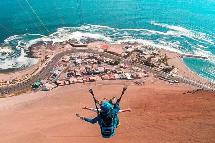 Vuela en Parapente con Destino Vertical - Arica