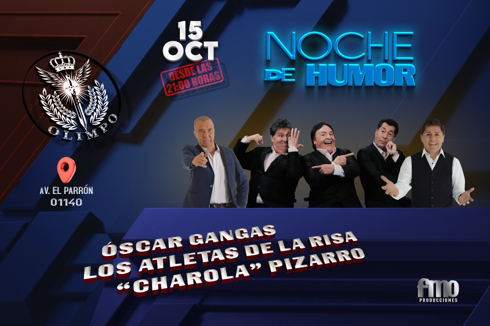 Noche de Humor en Olimpo | 15 octubre