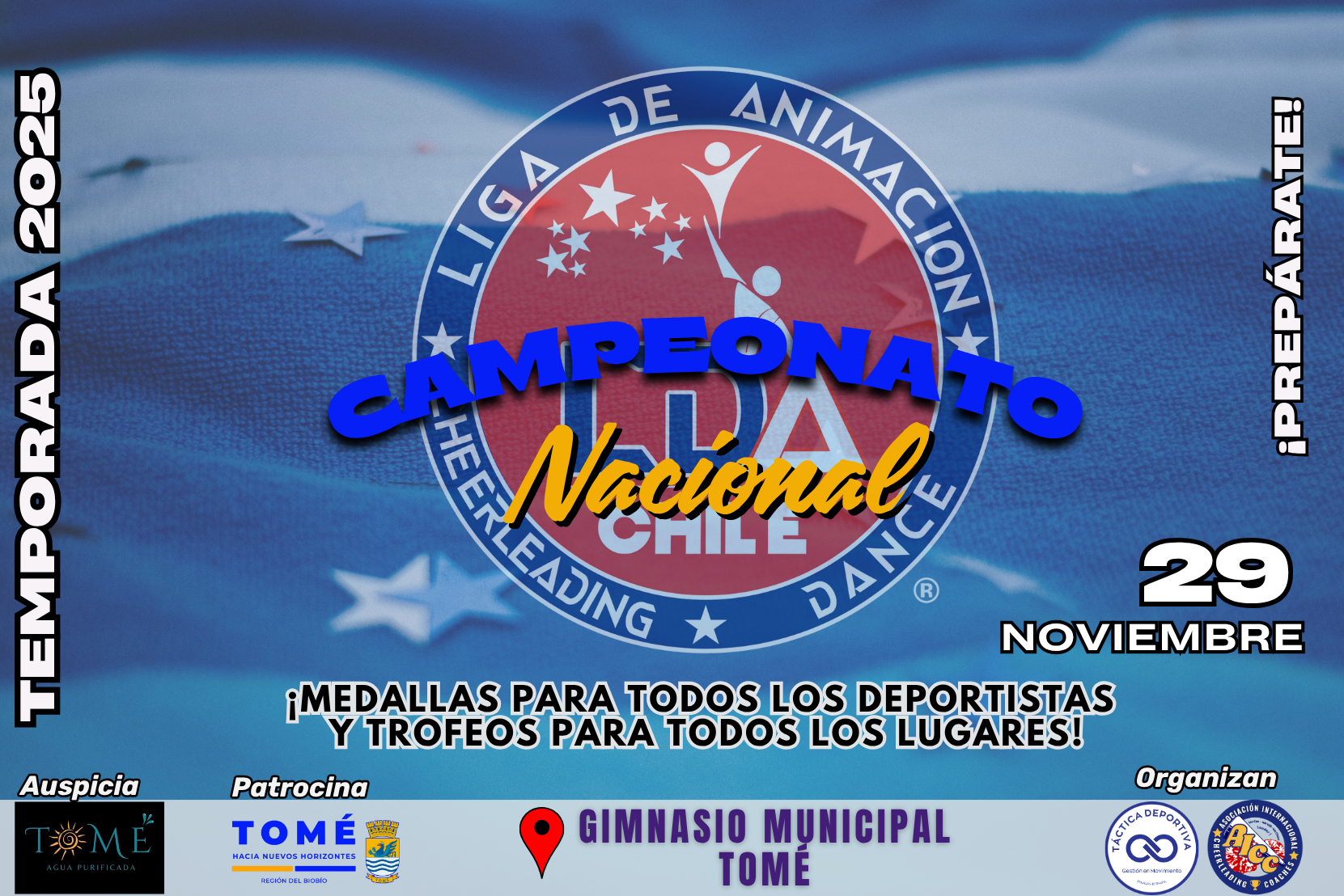 Campeonato nacional Cheerleading |  29 noviembre