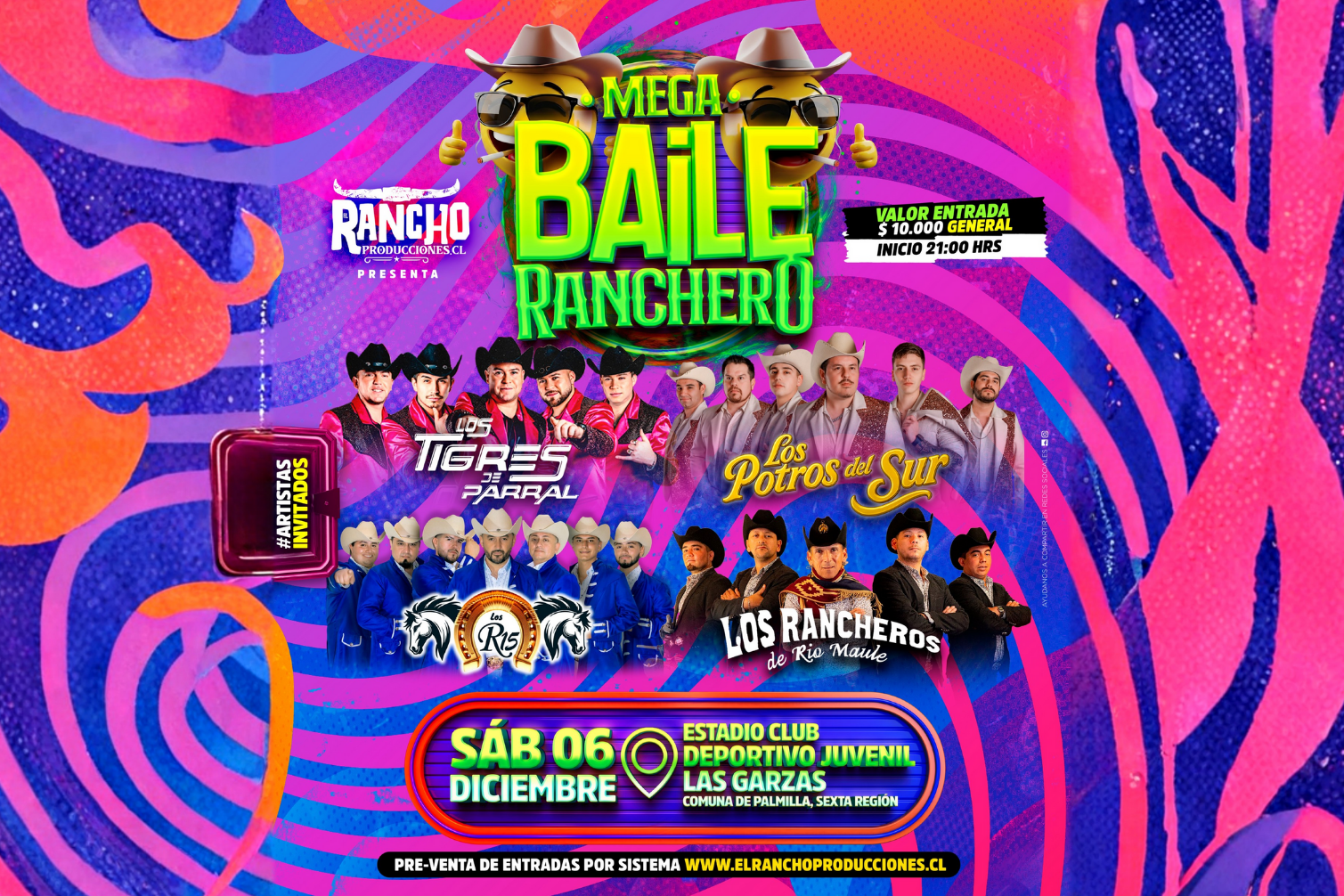 MEGA BAILE RANCHERO | 06 diciembre